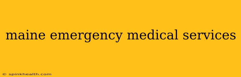 maine emergency medical services