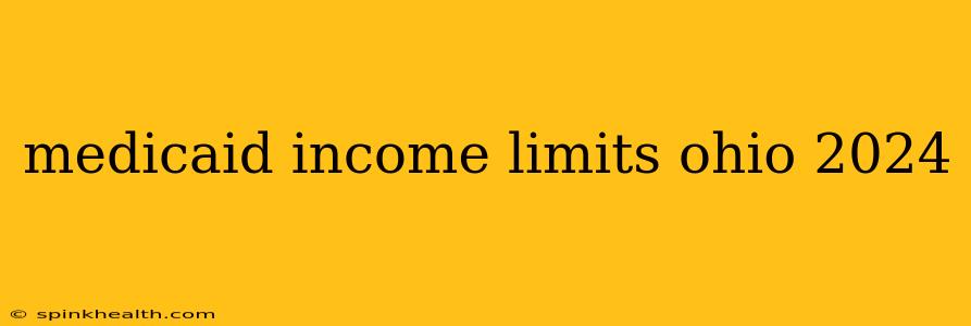 medicaid income limits ohio 2024