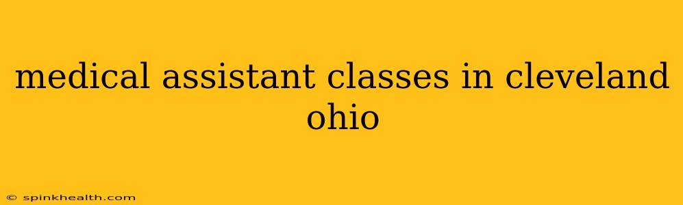 medical assistant classes in cleveland ohio