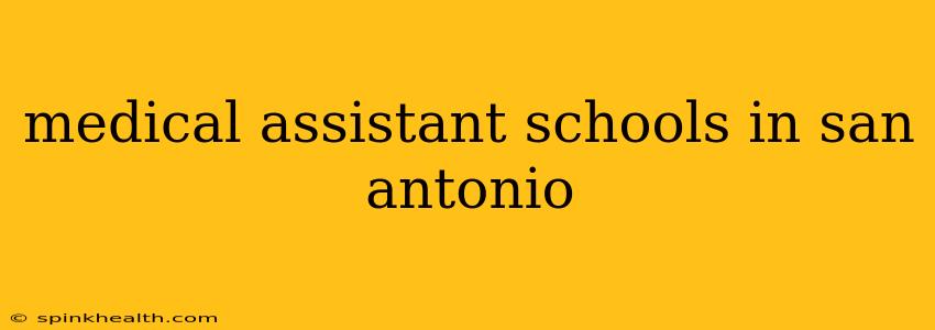 medical assistant schools in san antonio