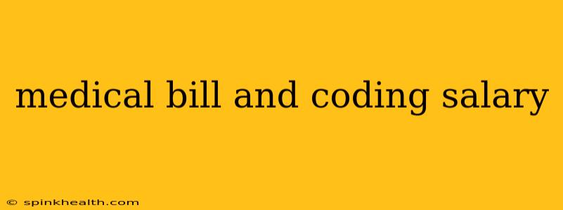 medical bill and coding salary