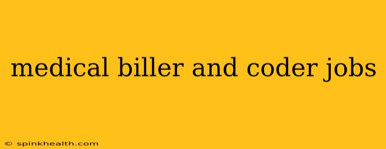 medical biller and coder jobs