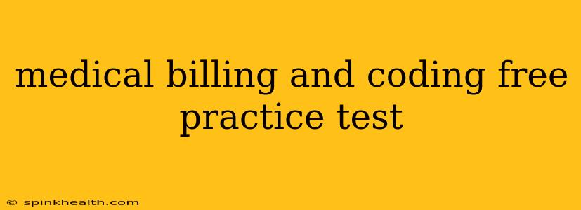 medical billing and coding free practice test