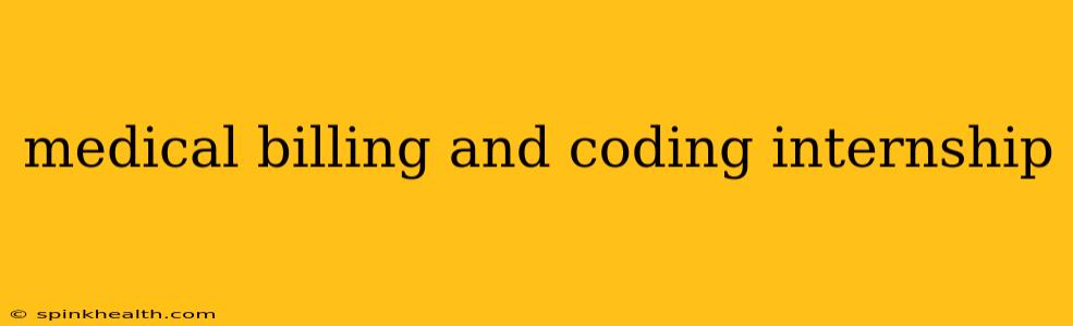 medical billing and coding internship
