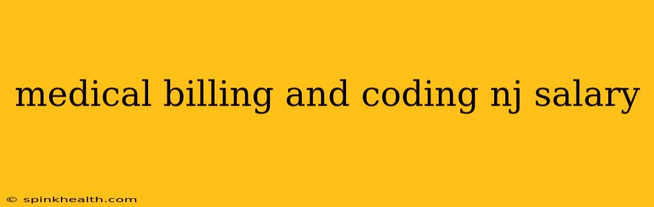 medical billing and coding nj salary