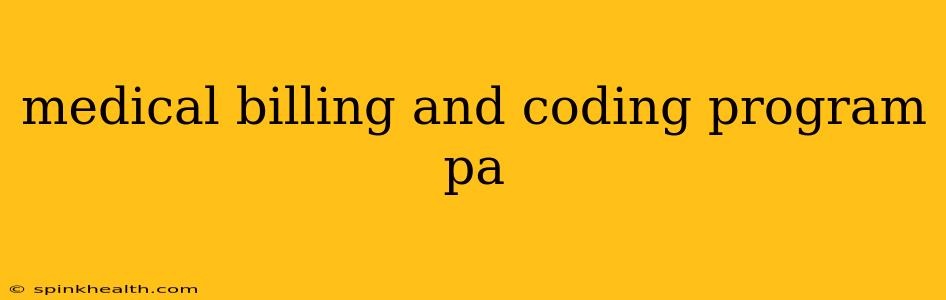 medical billing and coding program pa