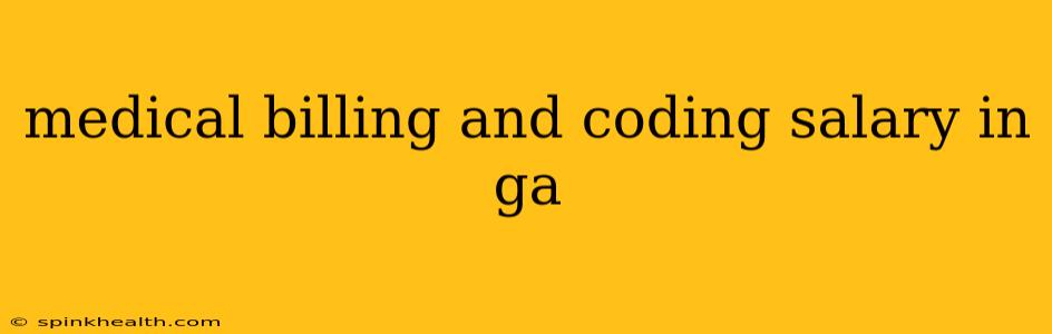medical billing and coding salary in ga