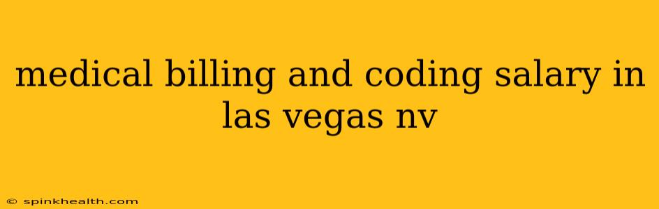 medical billing and coding salary in las vegas nv