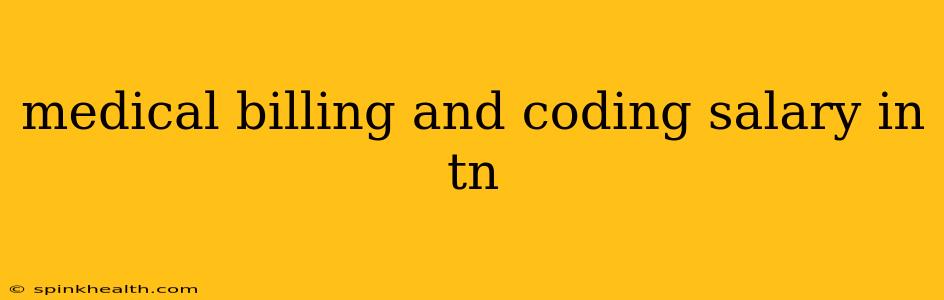 medical billing and coding salary in tn