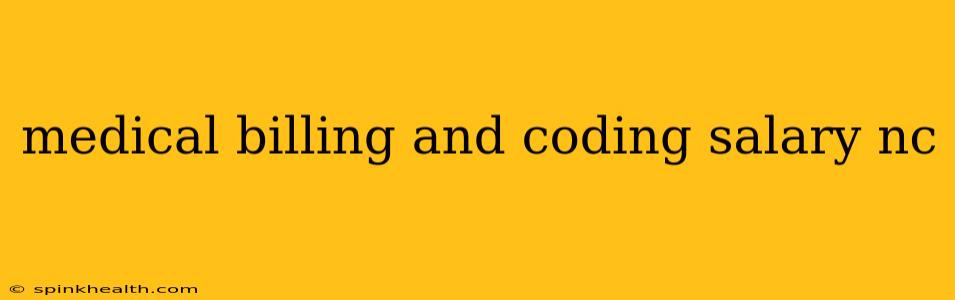 medical billing and coding salary nc