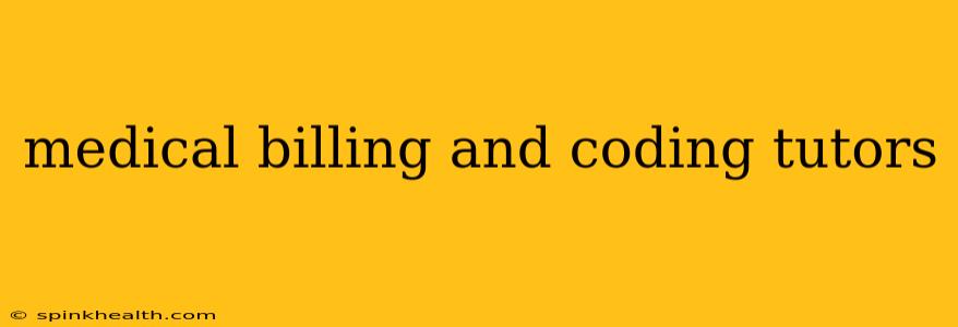 medical billing and coding tutors