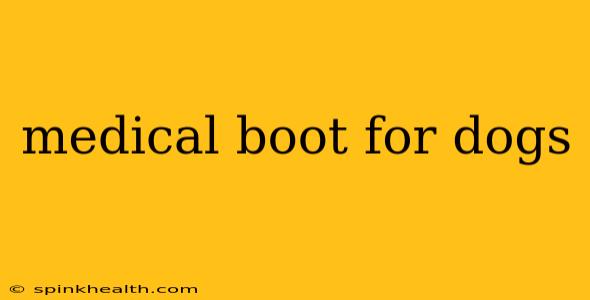 medical boot for dogs