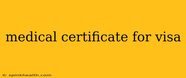 medical certificate for visa