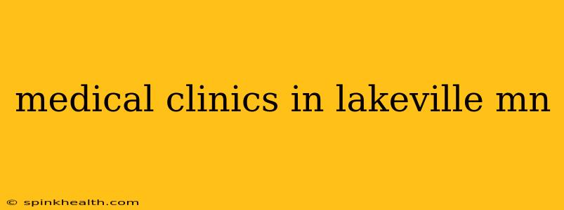 medical clinics in lakeville mn