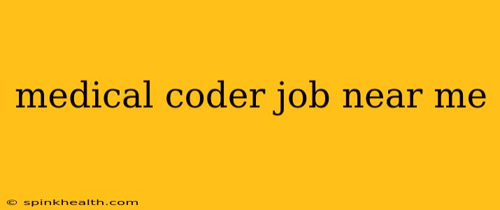 medical coder job near me