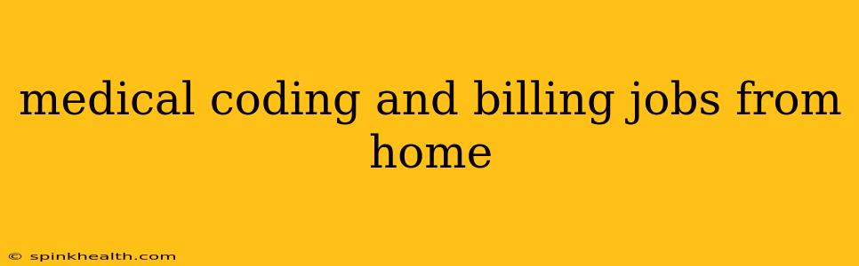 medical coding and billing jobs from home