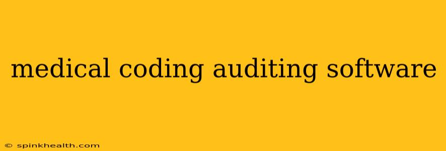 medical coding auditing software