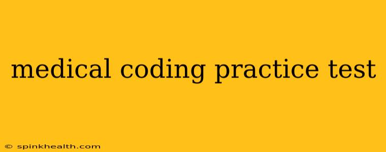 medical coding practice test