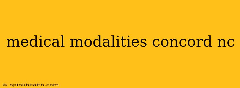 medical modalities concord nc