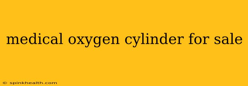 medical oxygen cylinder for sale
