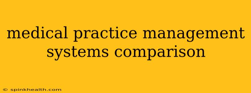 medical practice management systems comparison