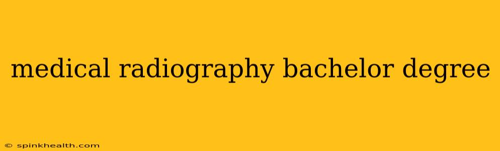 medical radiography bachelor degree