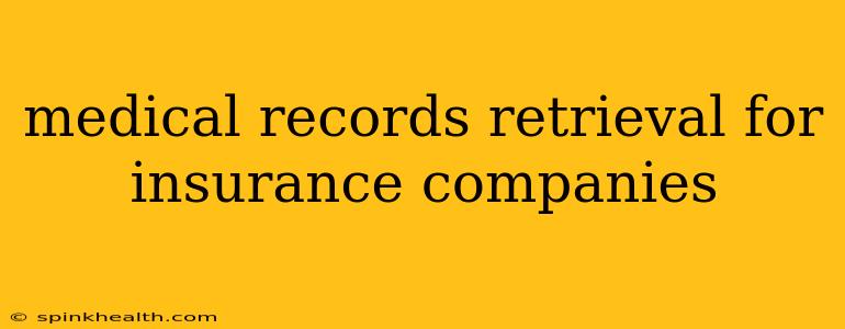 medical records retrieval for insurance companies