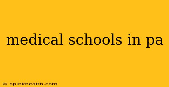 medical schools in pa