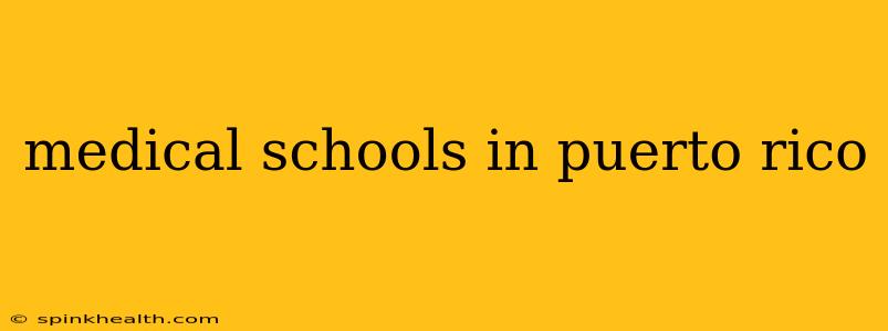medical schools in puerto rico