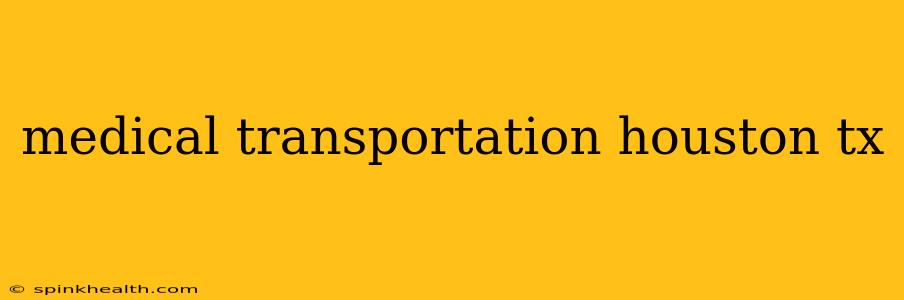 medical transportation houston tx