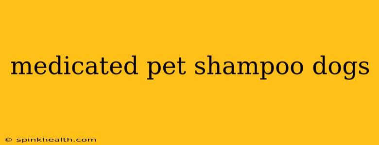 medicated pet shampoo dogs