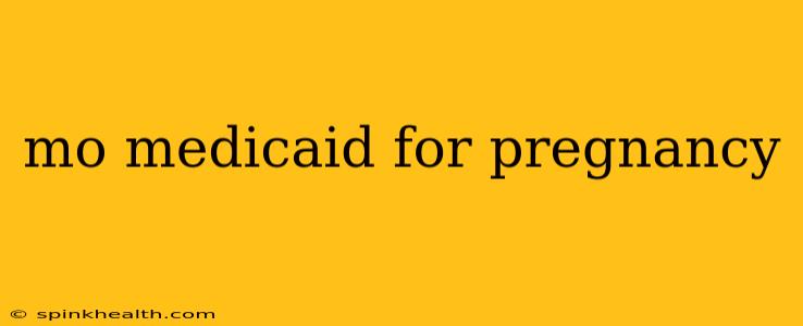 mo medicaid for pregnancy