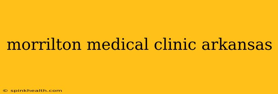 morrilton medical clinic arkansas