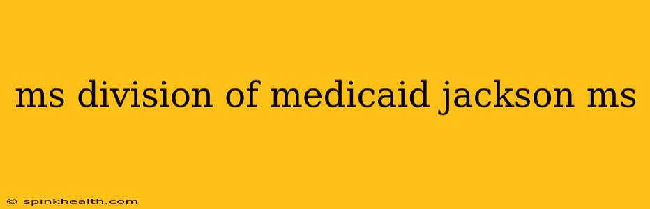 ms division of medicaid jackson ms