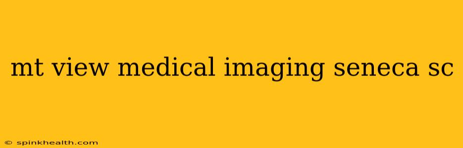 mt view medical imaging seneca sc