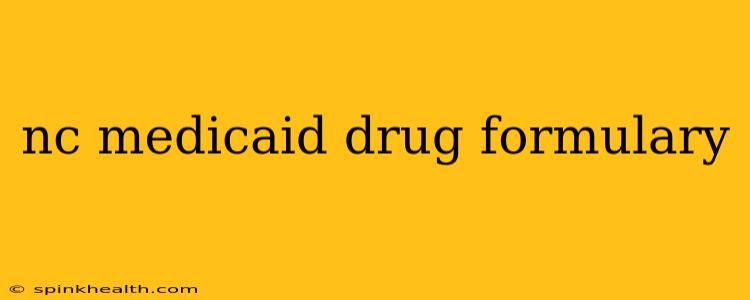 nc medicaid drug formulary