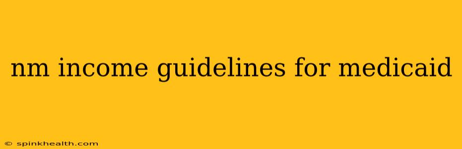 nm income guidelines for medicaid