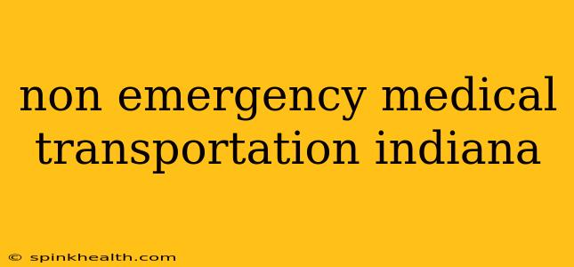 non emergency medical transportation indiana