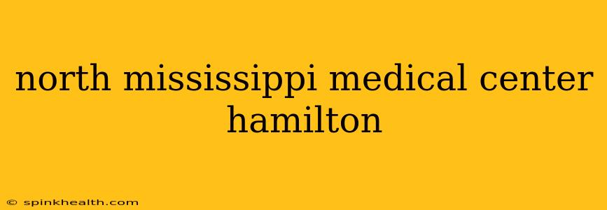 north mississippi medical center hamilton