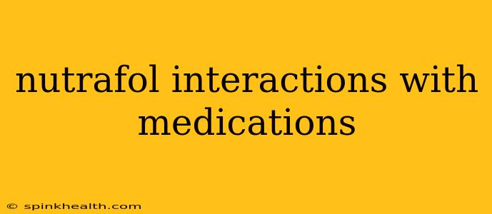 nutrafol interactions with medications