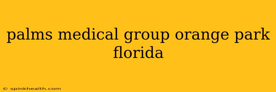 palms medical group orange park florida