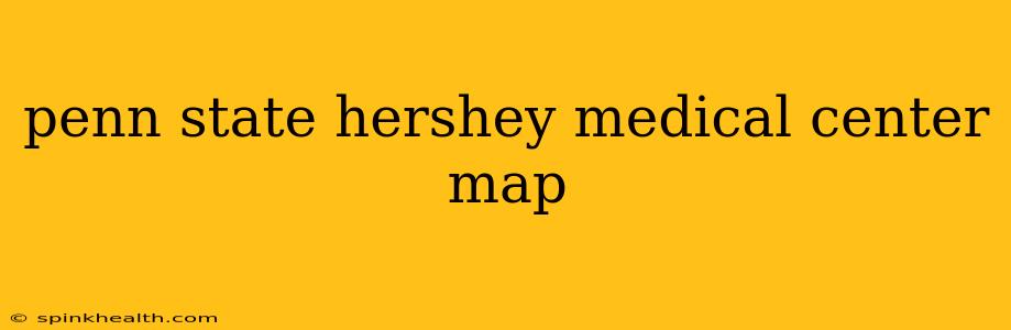 penn state hershey medical center map