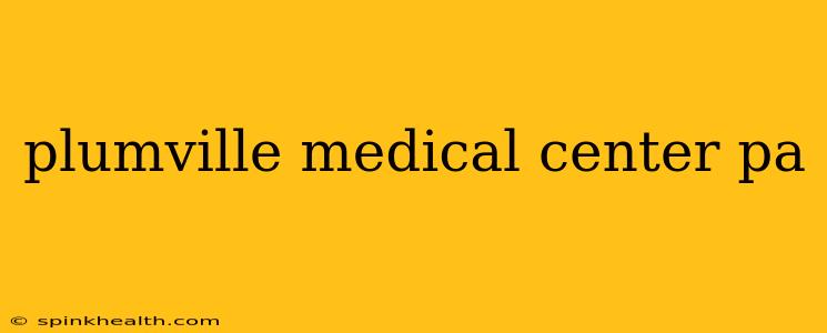 plumville medical center pa