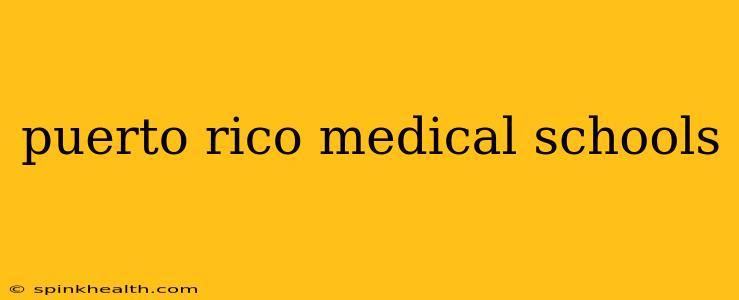 puerto rico medical schools