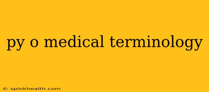 py o medical terminology