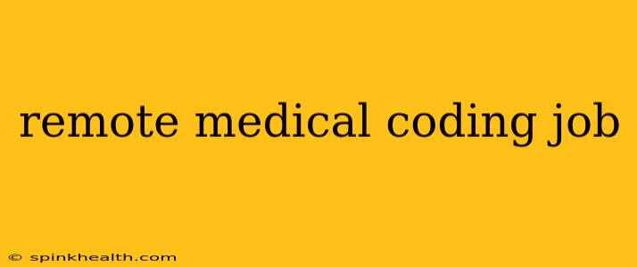 remote medical coding job