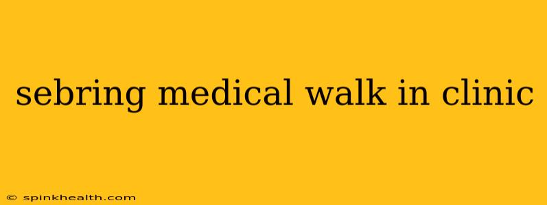 sebring medical walk in clinic