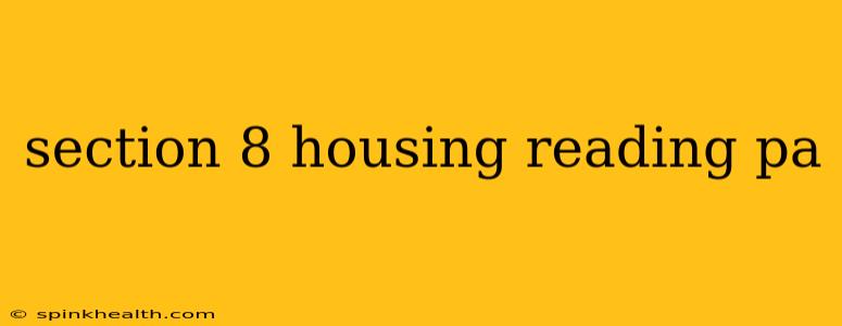 section 8 housing reading pa
