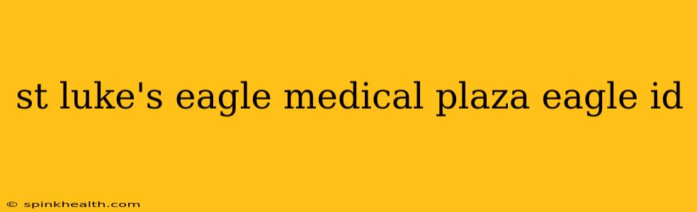 st luke's eagle medical plaza eagle id