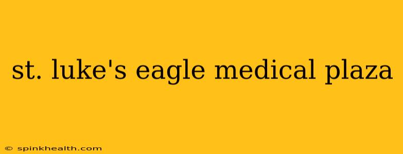 st. luke's eagle medical plaza